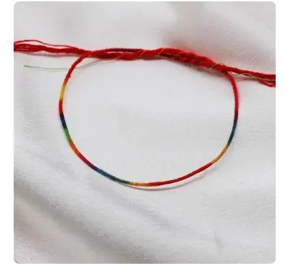 Fortune Luck Bracelet Bangles 100 Pieces Multicolored Rainbow Color For Woman Man Unisex BTS Royal Jewelry Free Shipping Couple