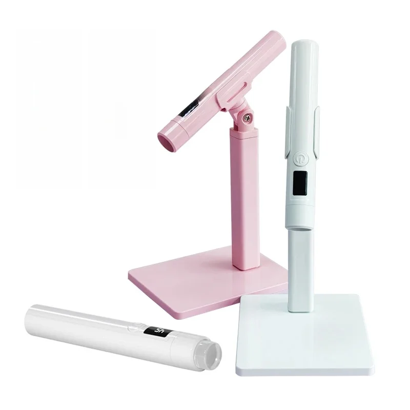 Mini lampe uv led ongles gel,Lampe manucure portable sans fil rechargeable,Seche ongle lampe uv mini pour gel x pose americaine