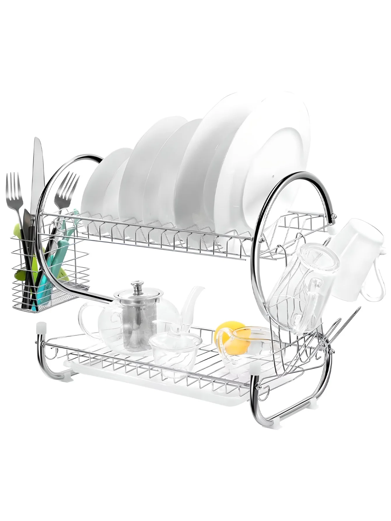 Drainer frets double level drainer sink for plates and glasses boy