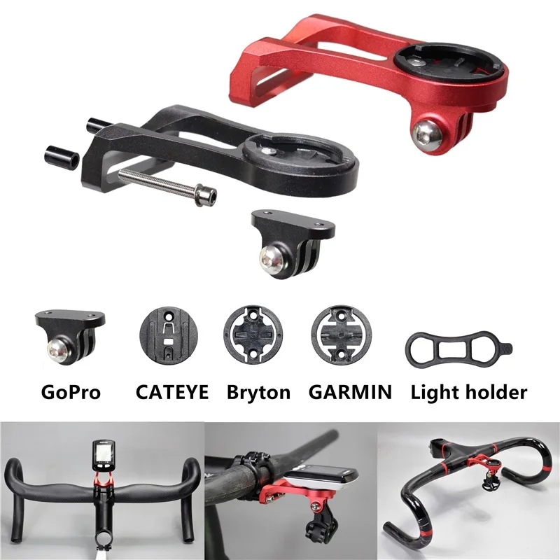 Bicycle Computer Camera Holder Aluminum Alloy Bike Handlebar Mount Equipment Mountain Road Cycling Bracket for Garmin