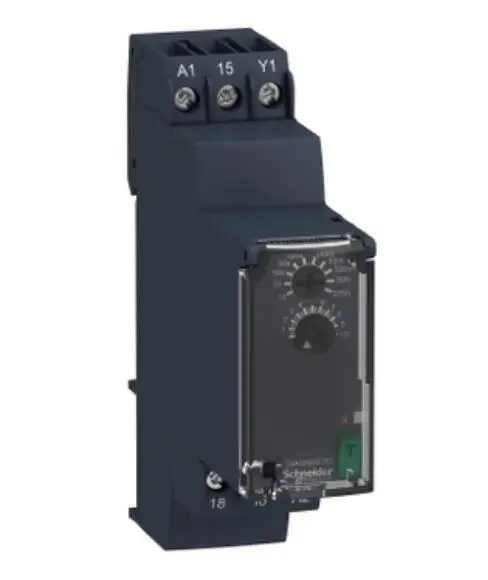 RE22R1AMR Modular timing relay, Harmony, 8A, 1 CO, 0.05s…300h, power on delay, 24...240V AC DC