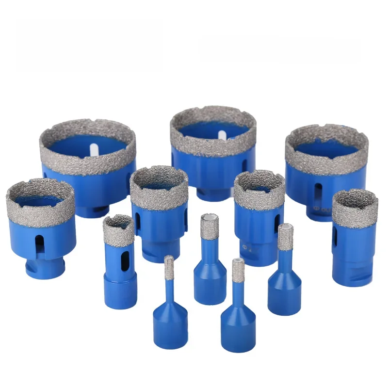 6-120mm gwint M14 lutowane próżniowo suche diamentowe rdzeń wiertniczy bity płytka ceramiczna frez granit marmur porcelana cegła wiertarka — zdjęcie 2