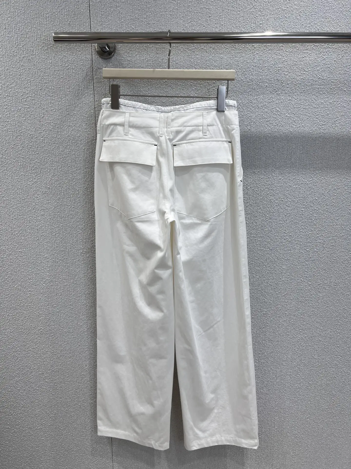 

2025 Fashion High Street A-line Spicy Symmetry Girls Bandage Pockets Letter Sexy Denim Jeans Women 020