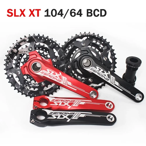 SLX XT manivela MTB plato 104BCD Triple velocidad bicicleta de montaña bielas para Shimano 9/10 velocidad bicicleta acket para pieza de bicicleta Shimano