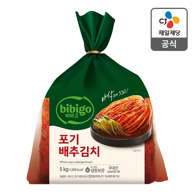 [CJ Headquarters Direct Management _ Factory Direct] Bibigo abandoned cabbage kimchi 5KG X 1 piece