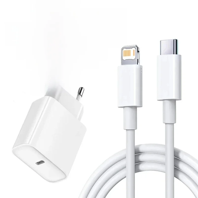 PD 20W chargeur rapide pour iPhone 14 13 12 11 Pro Max Mini 7 8 Plus XR Type C câble charge rapide Date cordon téléphone accessoires