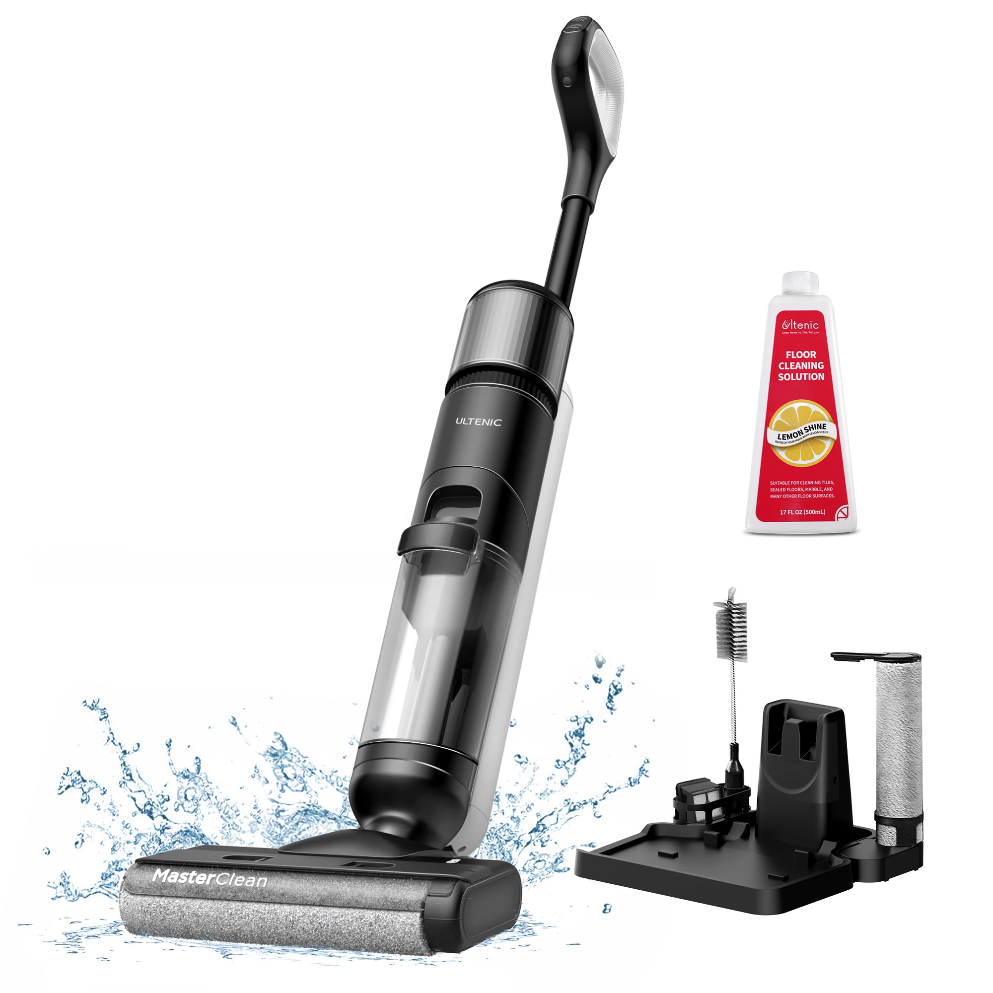 Ultenic AC1 Elite akkus nedves-száraz porszívó-felmosó öntisztító funkcióval és intelligens érzékeléssel kemény padlókhoz és ragadós szennyeződésekhez