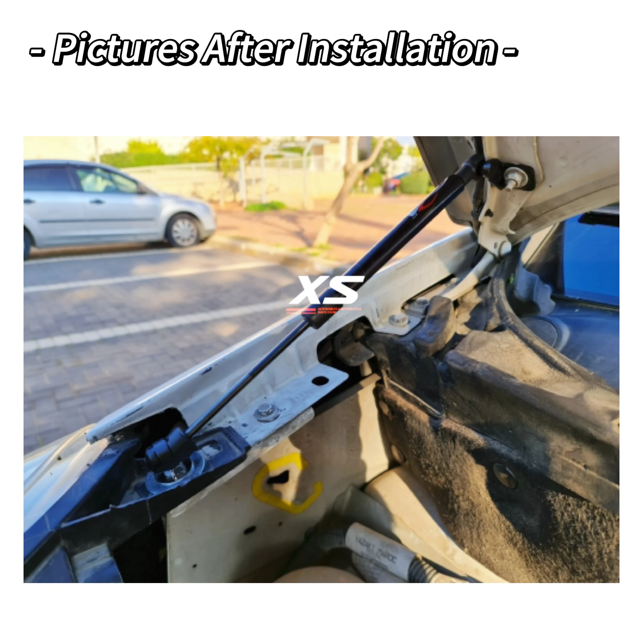 Per 2008-2018 Citroen Berlingo B9 Peugeot Partner Opel Combo Cargo 2021 cofano cofano anteriore modifica ammortizzatori di supporto per sollevamento