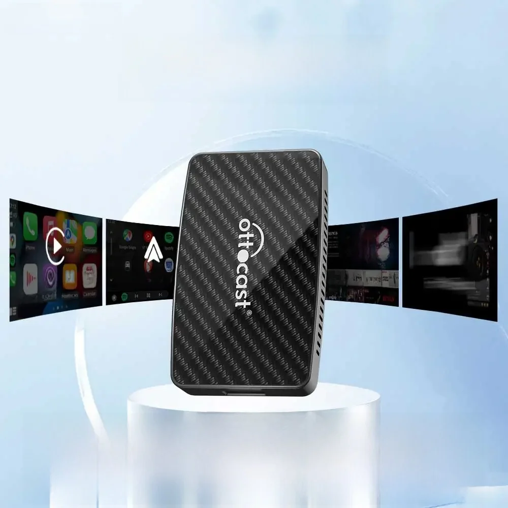 Ottocast Play2video Pro CarPlay TV Box Draadloze auto Play Android Auto Intelligente systemen voor YouTube Netflix Spotify - afbeelding 2