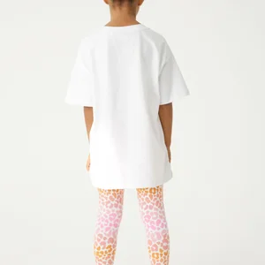Kinder Frisur Cotton T -Shirt, Leggings und Hosen, lässige Kleidung, Babykleidung, Kinderkleidung, 100%, Sommer, 2022 8 Hauptverkäufe Malwee Legginghose - №6