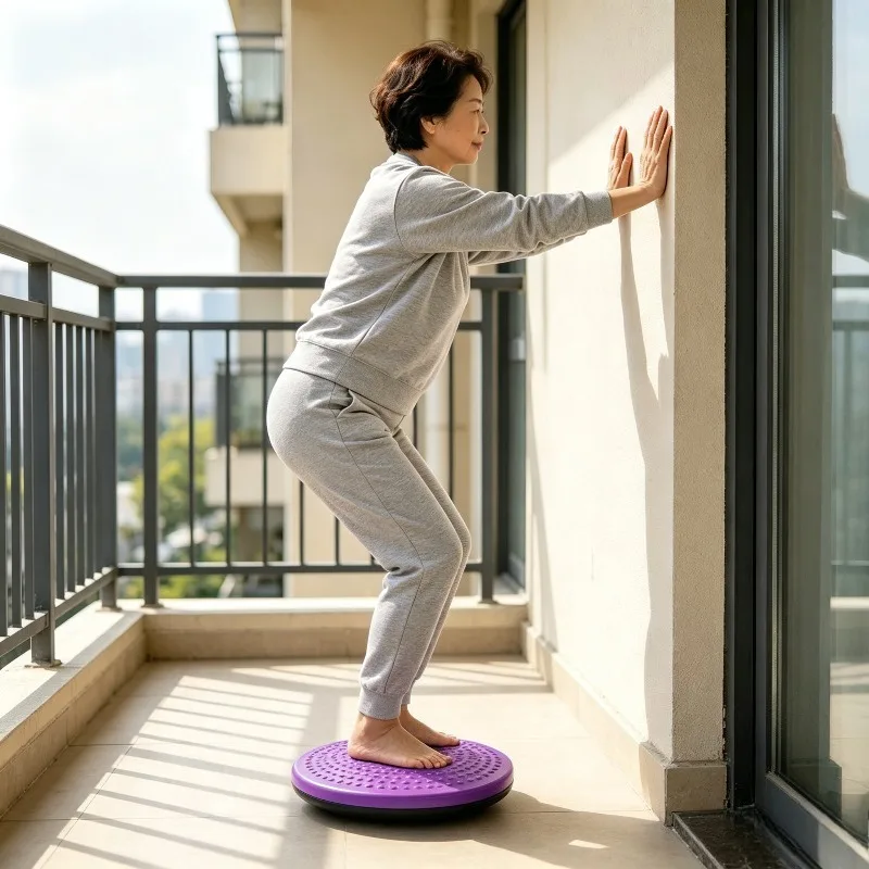 Purple waist-twisting disc, rotating disc, no need for electricity