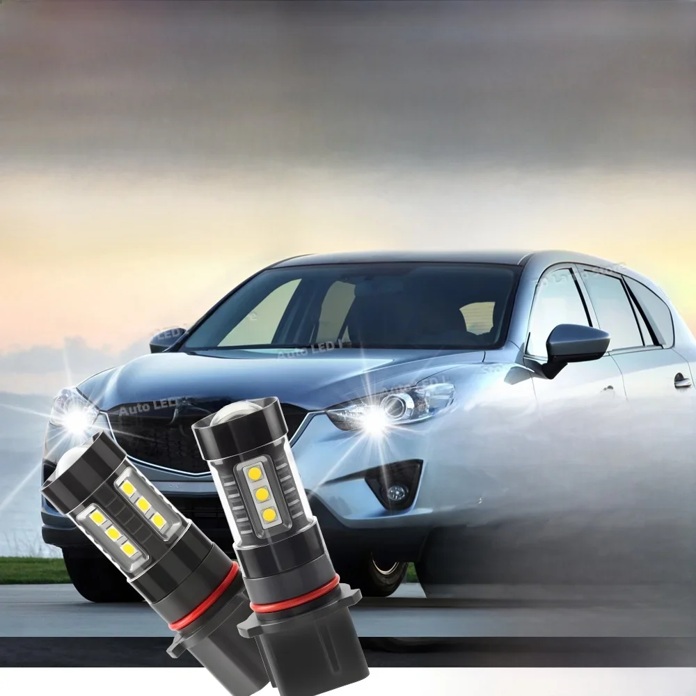2 stücke P13W Canbus Led-lampen Tagfahrlicht DRL Lampe Für Mazda CX-5 CX5 2013-2023 2014 2015 2016 2017 2018 2019