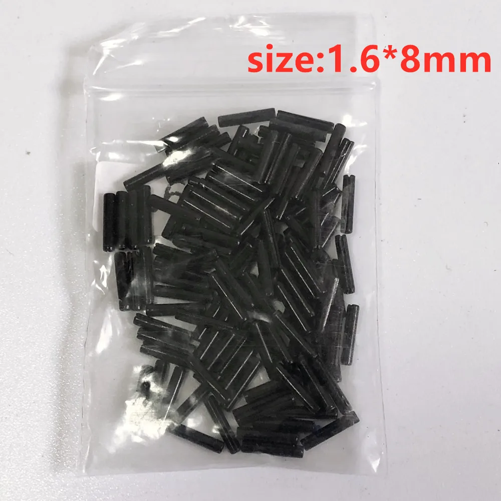 100pcs/200pcs Car key Blade Fixing Bolt Car Key Embryo Latch Remote Key Latch with strong steel metal