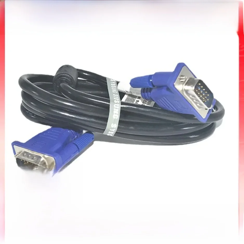 XIKCU VGA 4 5 câble mâle à mâle haute définition ordinateur projecteur moniteur câble de données vidéo avec anneau magnétique