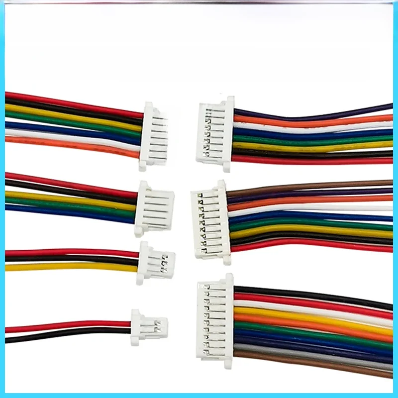 10 SZTUK JST SH1.0 SH 1.0mm Złącze kabla 2/3/4/5/6/7/8/9/10/12 Pin 1.0MM Rozstaw wtyczki 10CM/20cm/30CM Długość przewodu 28AWG — zdjęcie 2
