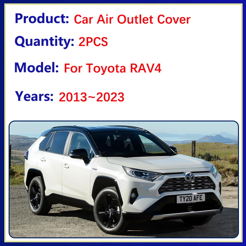 For Toyota RAV4 XA40 XA50 2013~2023 Suzuki Across Car Air Outlet Covers Vent Conditioner Exhaust Under Non-Clogging Accessories