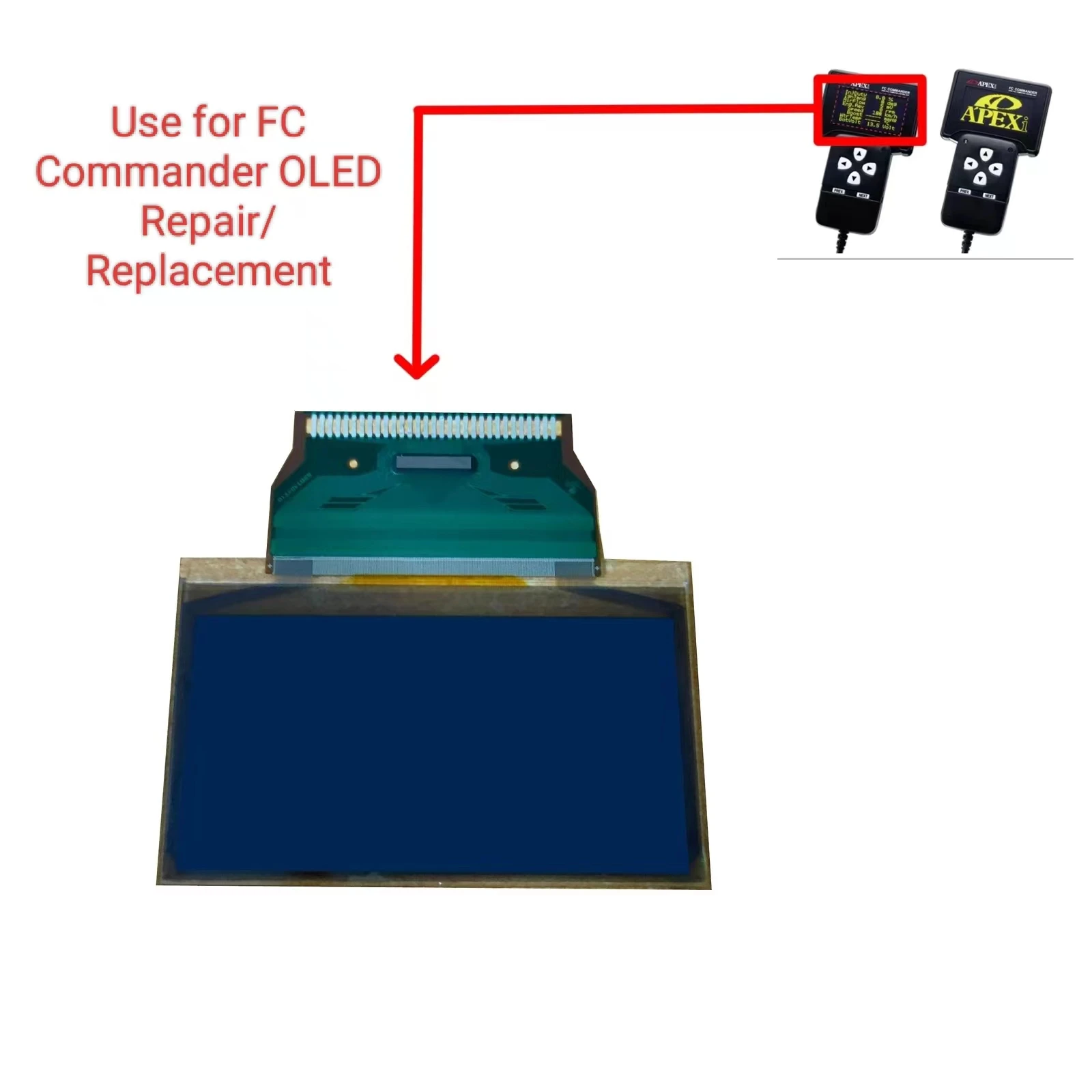 APEXI FC Commander Original Oled/Screen SSD1303T10 Replacement/Repair