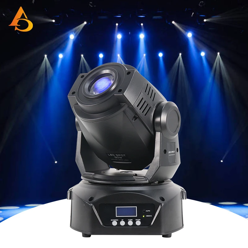 90w LED 3 Prism Moving Head Beam Dyed Rotating Pattern Light SuitableFor DJ Disco Wedding Party Stage Lighting