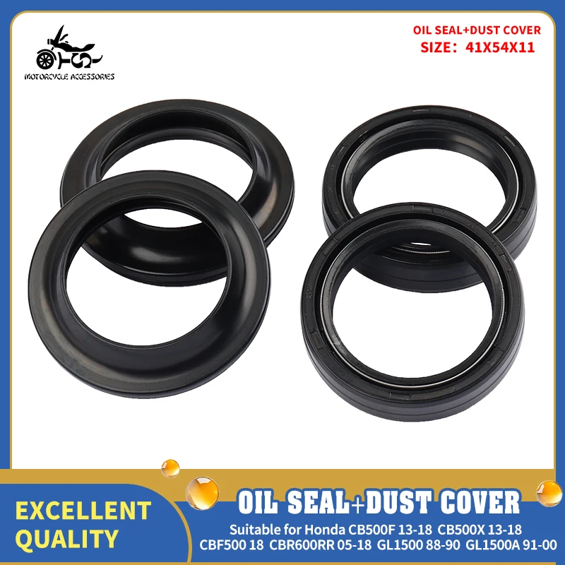 

SJ 41X54X11 Motorcycle Part Front Fork Damper Oil Seal And Dust Seal For Honda CB600F Hornet（EURO）CBR600F2/F3 VT1100C GL1500