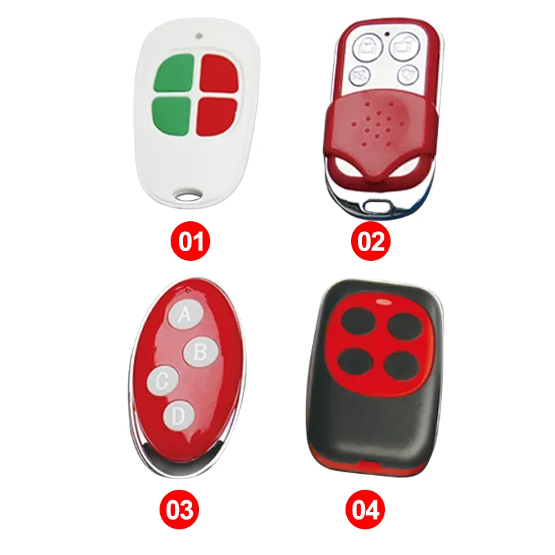 Wireless RF Security 315MHz/433MHz Remote Control Parking Lock Remote