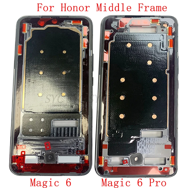 

Средняя рамка Корпус ЖК-панель для Honor Magic 6 Pro Телефон металлическая рамка для ЖК-дисплея запасные части
