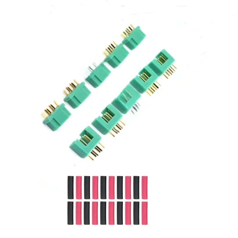 5/10Pairs MPX M6 Multiplex Buchse Männlich Weiblich Rundstecker für RC Lipo Batterie ESC Motoren
