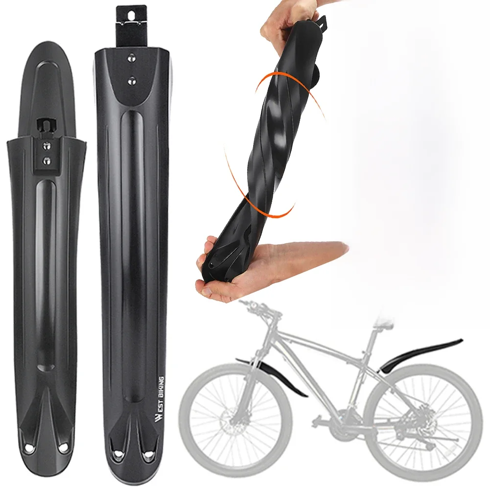 AliExpress West Biking 2Pcs Bike Fenders Mudguard Dustproof Bicycle Mud Guard Universal Bike Fender Splash Proof for 26 27.5 29 Inch Bike