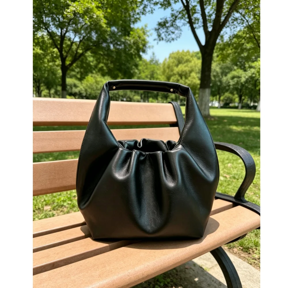 2026 Size: 22X18 cm NO BOX New Model - Versatile and Fashionable PU Leather Bag - Durable, High-Quality and Affordable