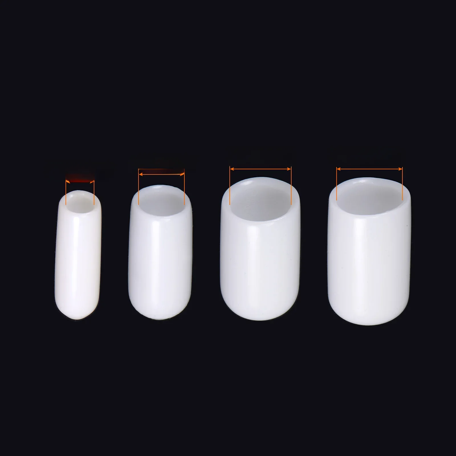 Embouts en caoutchouc couvercle de capuchon d'extrémité de vis protecteur de filetage de moyeu de Tube en plastique bouchons push-fit protecteur de vis blanc pour tuyau de boulon à vis