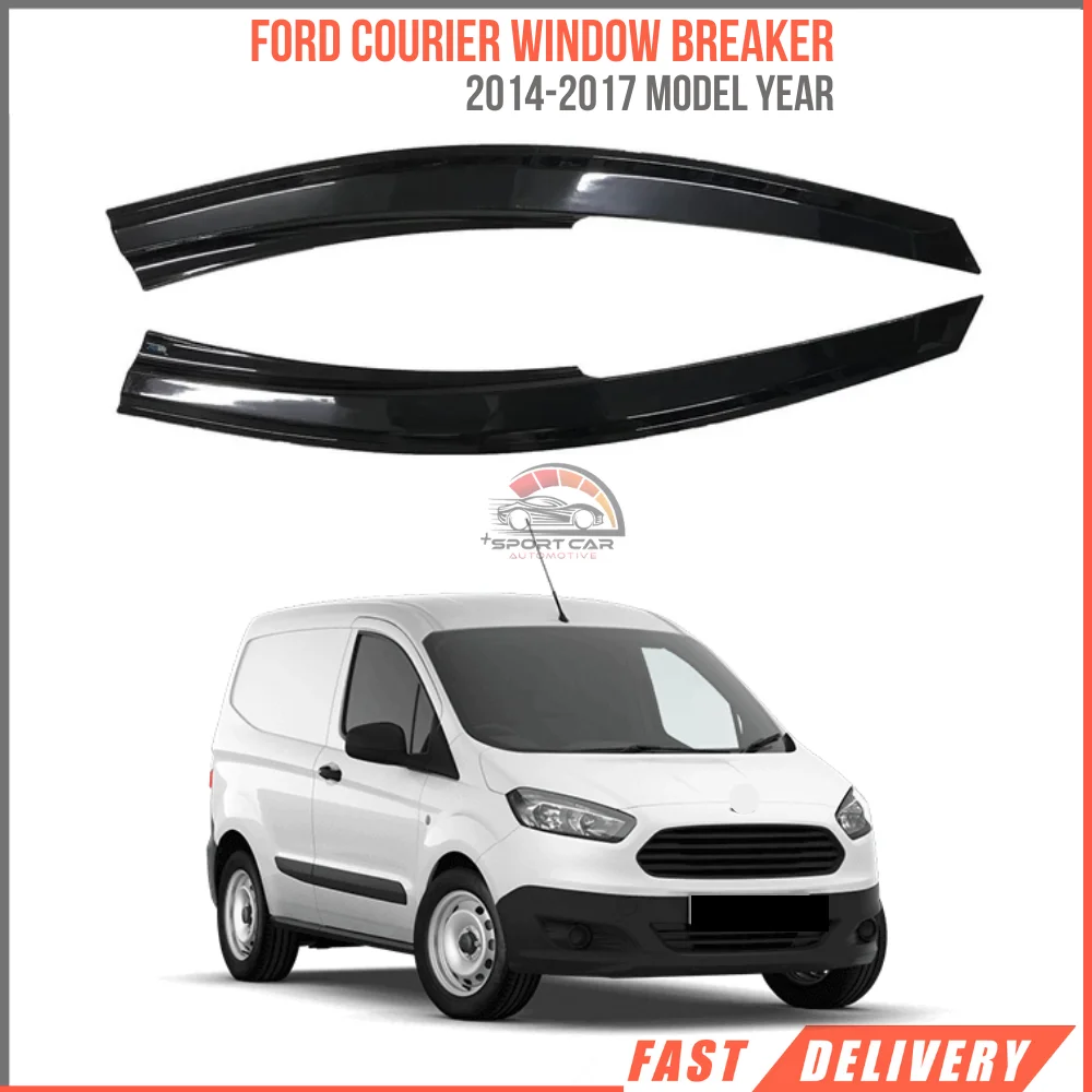 FOR FORD COURIER 2014-2017 glass windbreaker Sport Style 2 pieces-4 Pieces rain protection car accessories-Free Shipping