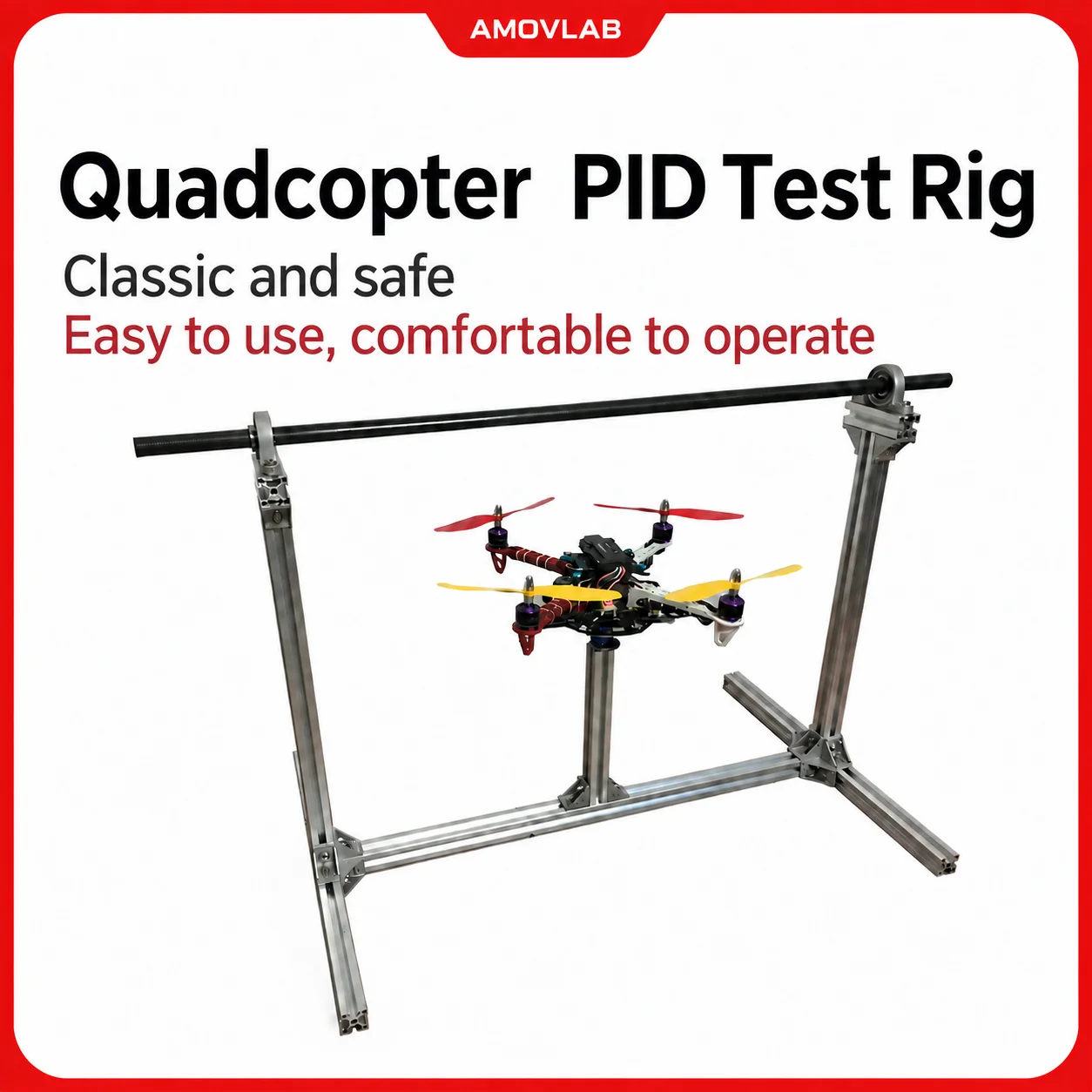 Drone PID Tuning Rig for Quadcopter Testing
