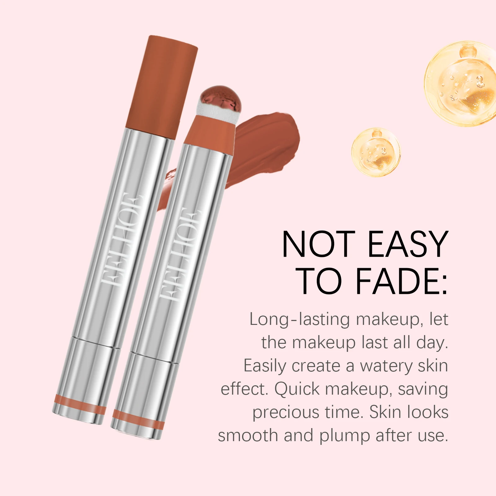 Twist Liquid Blush Lip Tint Brightening Glossy 3D Makeup Easy Apply Portable Long Lasting Hydrating Multi Use Cheek Lip Color Stick