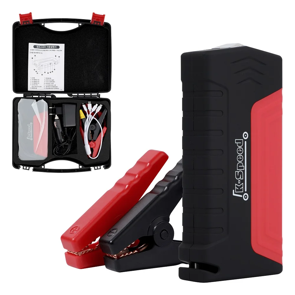 [Korea Safety KC certification product price discount discount] The strongest power jump Starter for vehicles shipped on the day of delivery in Korea joe Battery Multi Cable + storage case presented