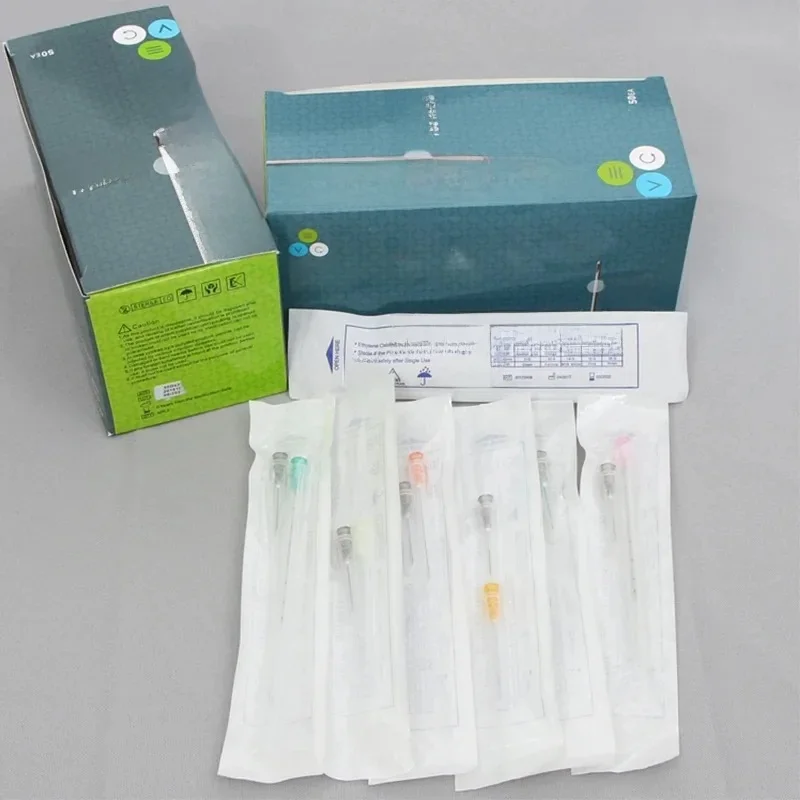 50PCS Micro Canule 22g 23g 25g 38mm 50mm 70mm Wegwerp Stompe Tip Micro canule Naald - afbeelding 2