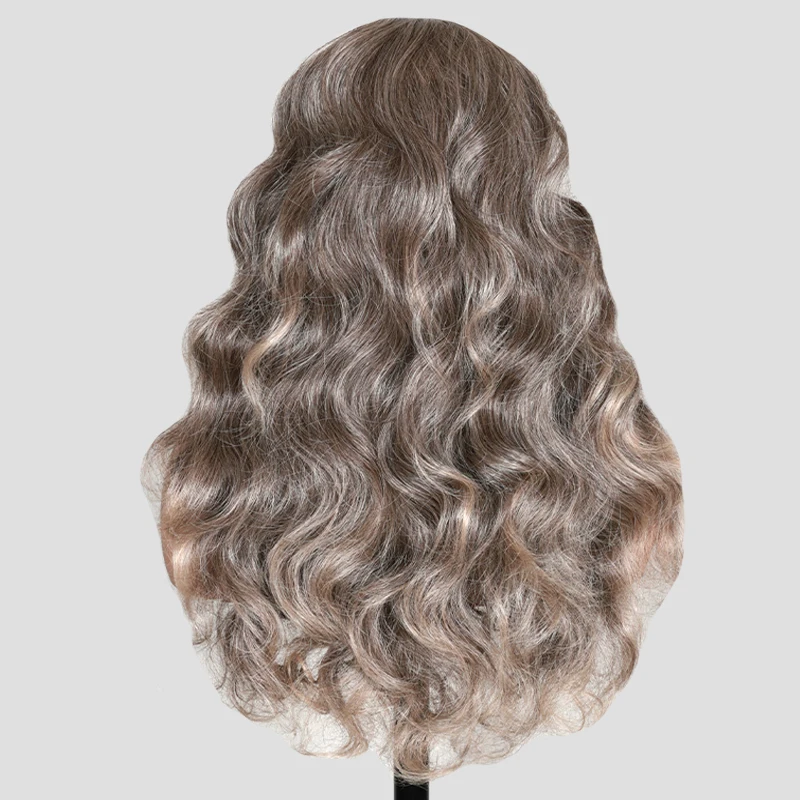 3D Curly Waves Wig Synthetic Lace Frontal Wigs For Women 13x4 Transparent Swiss Lace Front Wig Fiber Hair With Adjustable Band