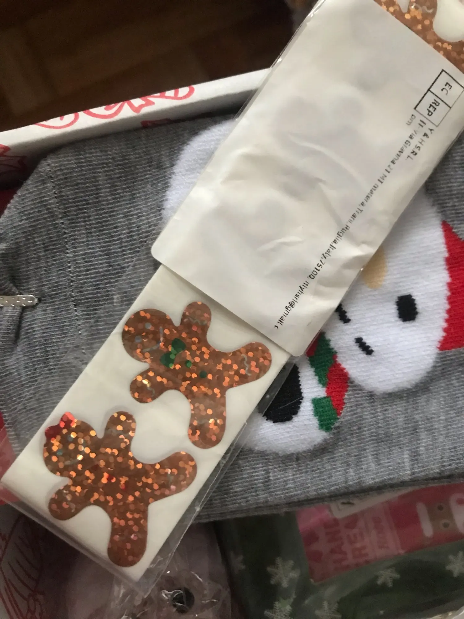 100-500pcs Laser Cartoon Christmas Stickers Christmas Gift Wrapping Label Sticker Reward Stickers Scrapbook Stationery photo review