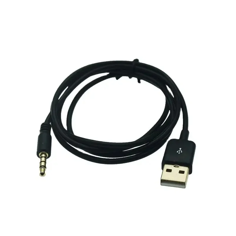 Câble Audio USB vers 3.5mm mâle, USB A à 3 5 Jack, adaptateur AUX, fil pour casque, haut-parleur, ordinateur de bureau, TV, ligne Audio auxiliaire stéréo pour voiture