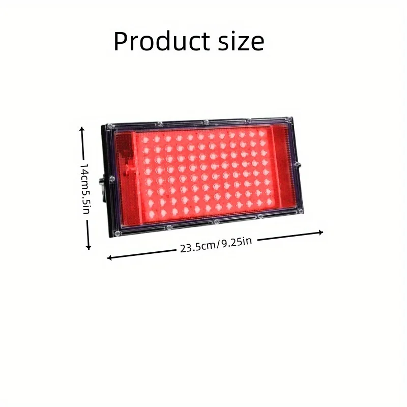 96 LED Red Light Therapy Panel USB Powered 180° Adjustable Phototherapy Lamp for Face Body Skin Beauty Muscle Recovery Joint Comfort Relaxation Home Spa Wellness Portable Light Therapy Device 23.5×14cm view 8