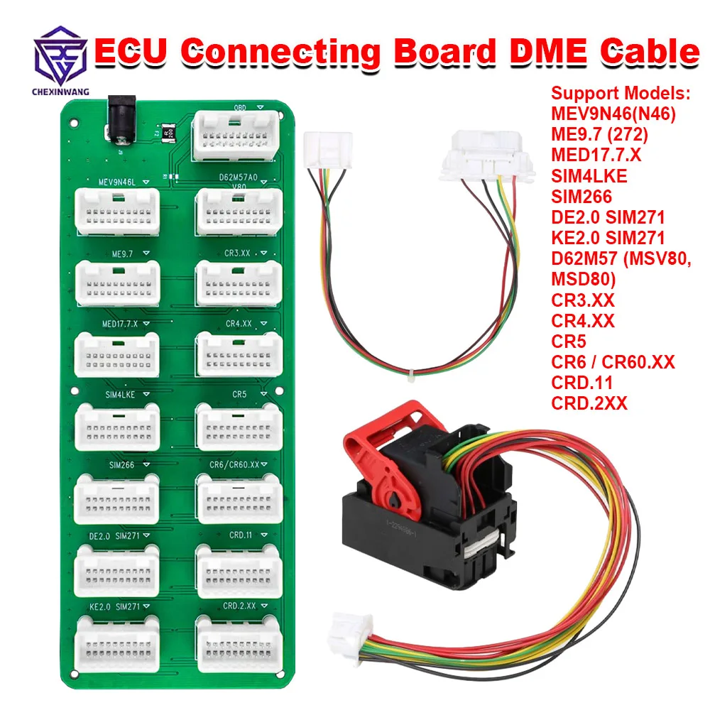 CGDI ECU Connecting Board DME Cable for ECU Data Reading and Clear Support 14 DME-DDE Models