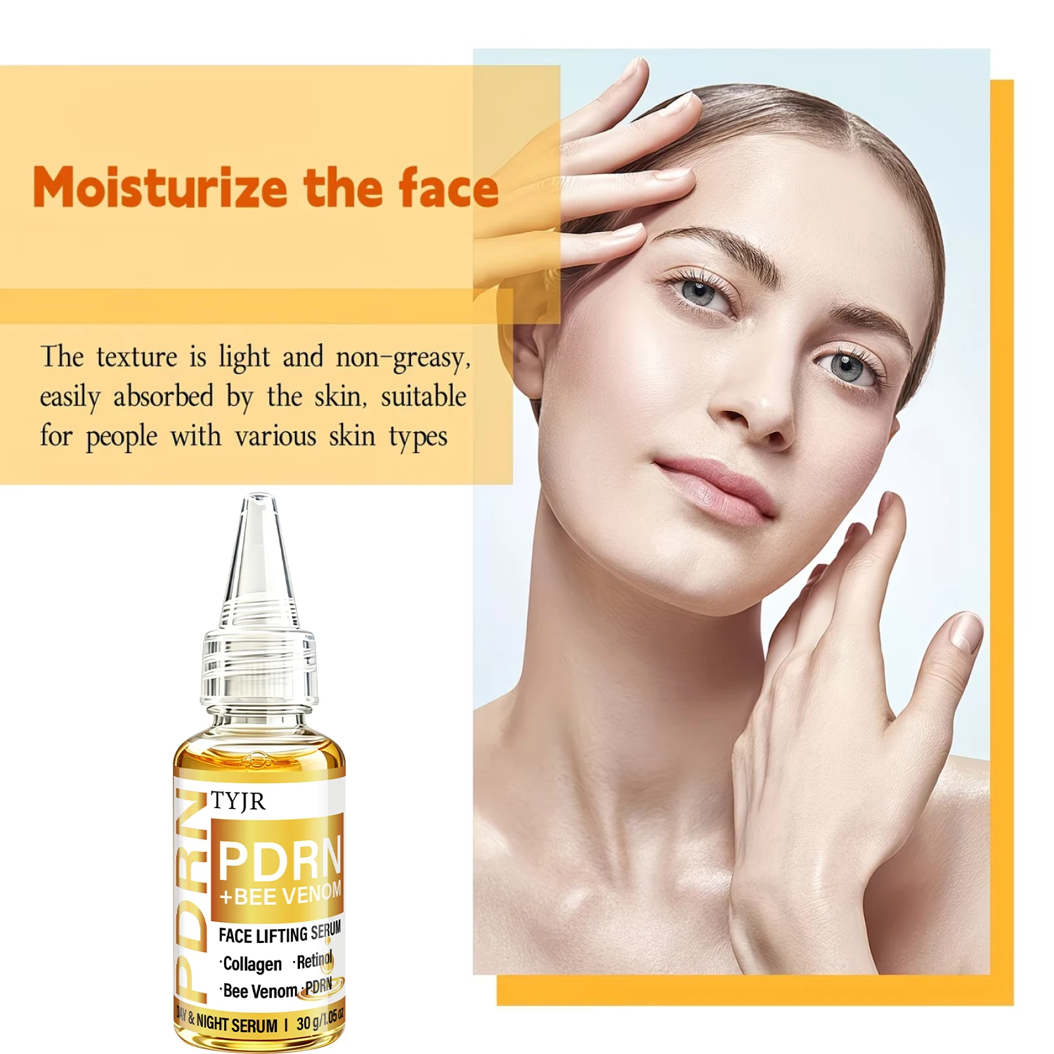TYJR PDRN Bee Venom Collagen R - The Ordinary Serum Hyaluronic Acid recension och pris