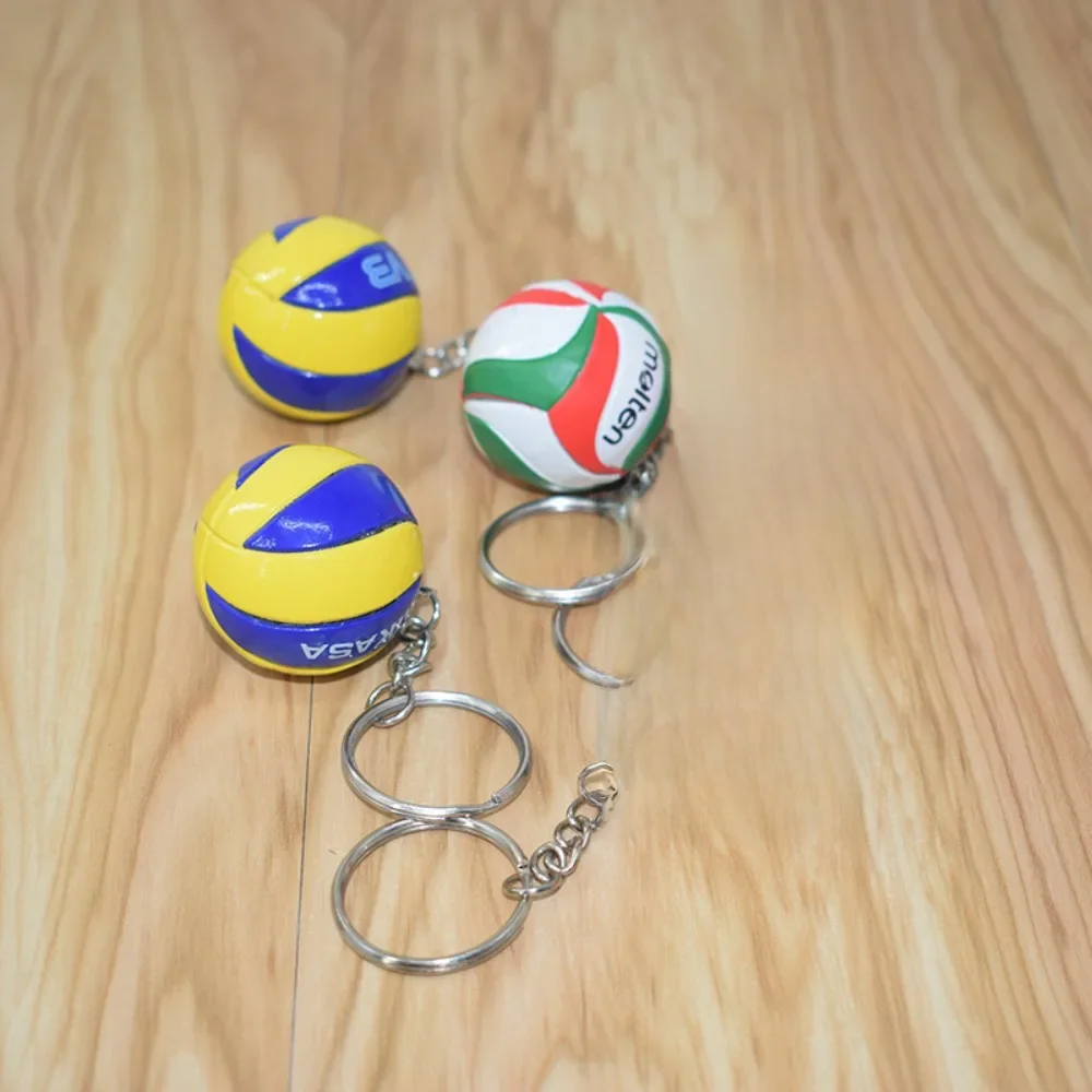 Porte-clés de volley-ball en PVC pour hommes et femmes, ornements de mode, cadeaux d'affaires, ballon de plage, sport, plus tard, clé JOGift, 2025