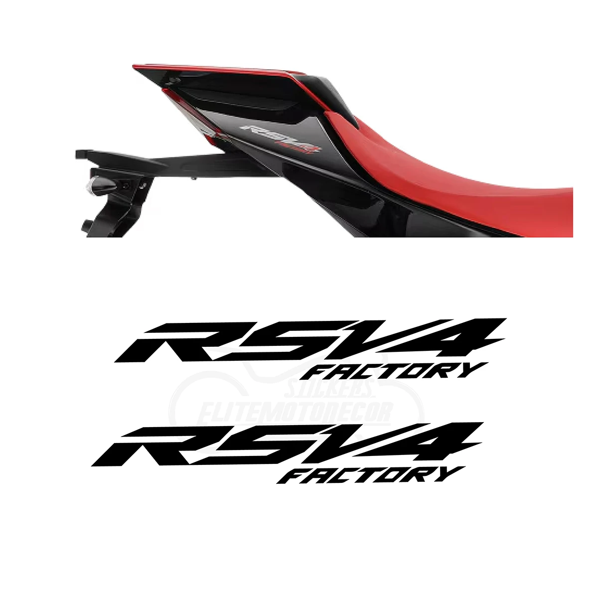 

Для Aprilia RSV4 1100 2020 2021 2022 2023 2024 задние наклейки на хвост графический комплект RSV4 наклейки на кузов мотоцикла виниловая графика