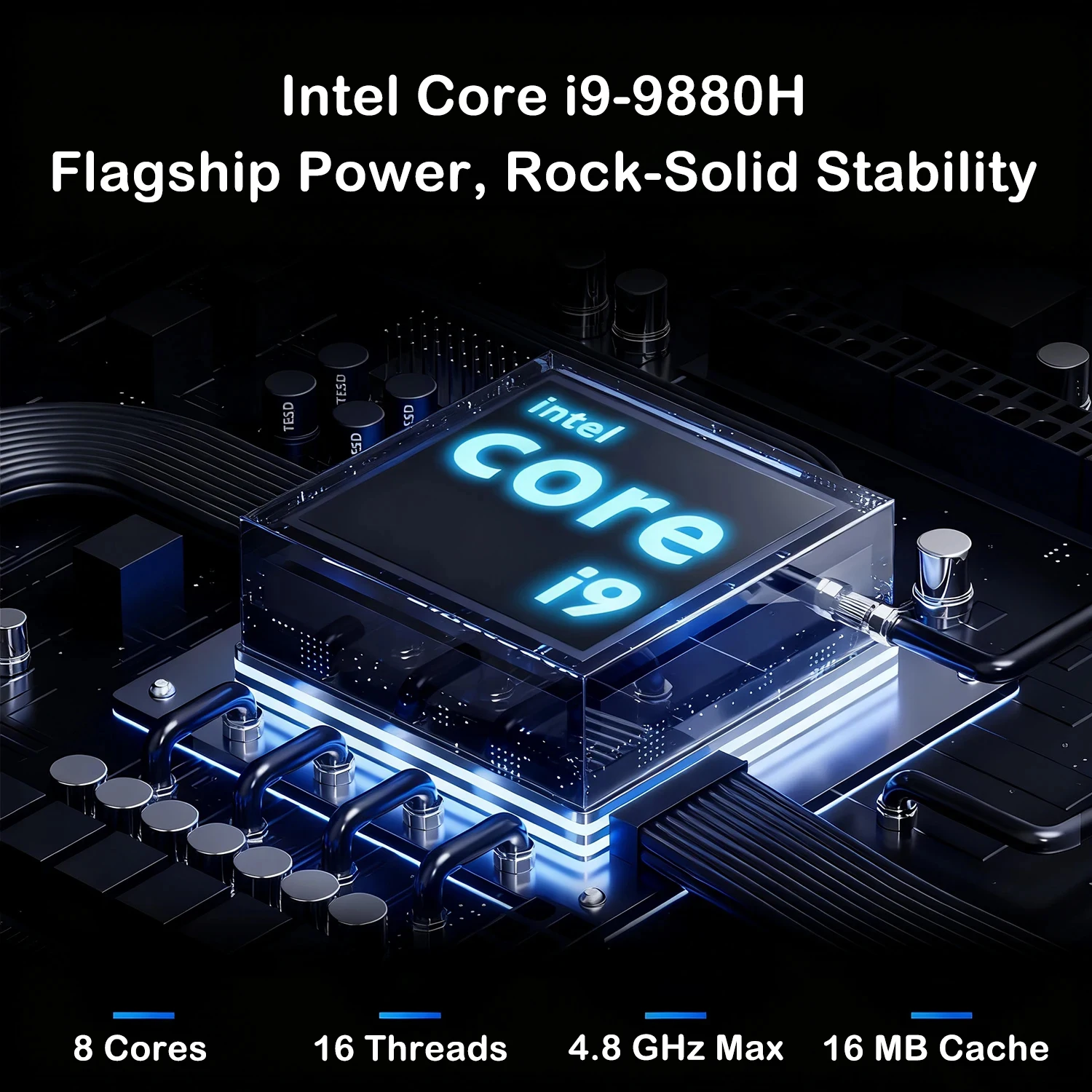 New 15.6" Laptop Intel Core i9-9880H 32GB 2TB Gaming PC Ultra Slim Office Study Computer PC Windows 11 Pro 1920*1080 HD