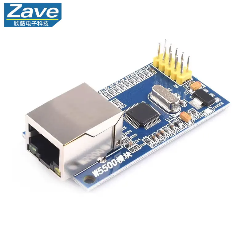 W5500 وحدة شبكة إيثرنت الأجهزة TCP / IP 51 / STM32 برنامج متحكم أكثر من W5100