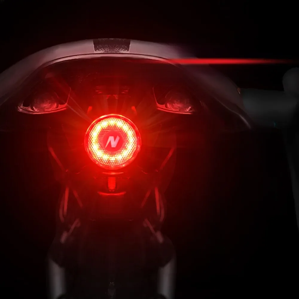 AliExpress NATFIRE A09 Bicycle Smart Auto Brake Sensing Light Waterproof USB C Charging LED Cycling Taillight Bike Rear Light Accessories