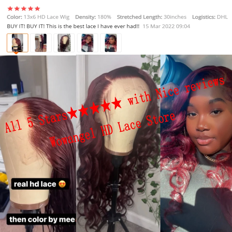 13x6 HD Full Lace Frontal Perücken 250% Unsichtbare HD Lace Front Echthaarperücken Gerade Hautschmelzende Vorgezupfte Brasilianische Haarperücke – Detail 5