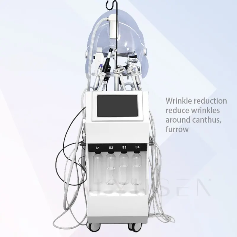 Multifunctional 11 In 1 Hydra Facial Microdermabrasion Hydro Machine For Skin Care Tightening Aqua Peeling Face Cleansing