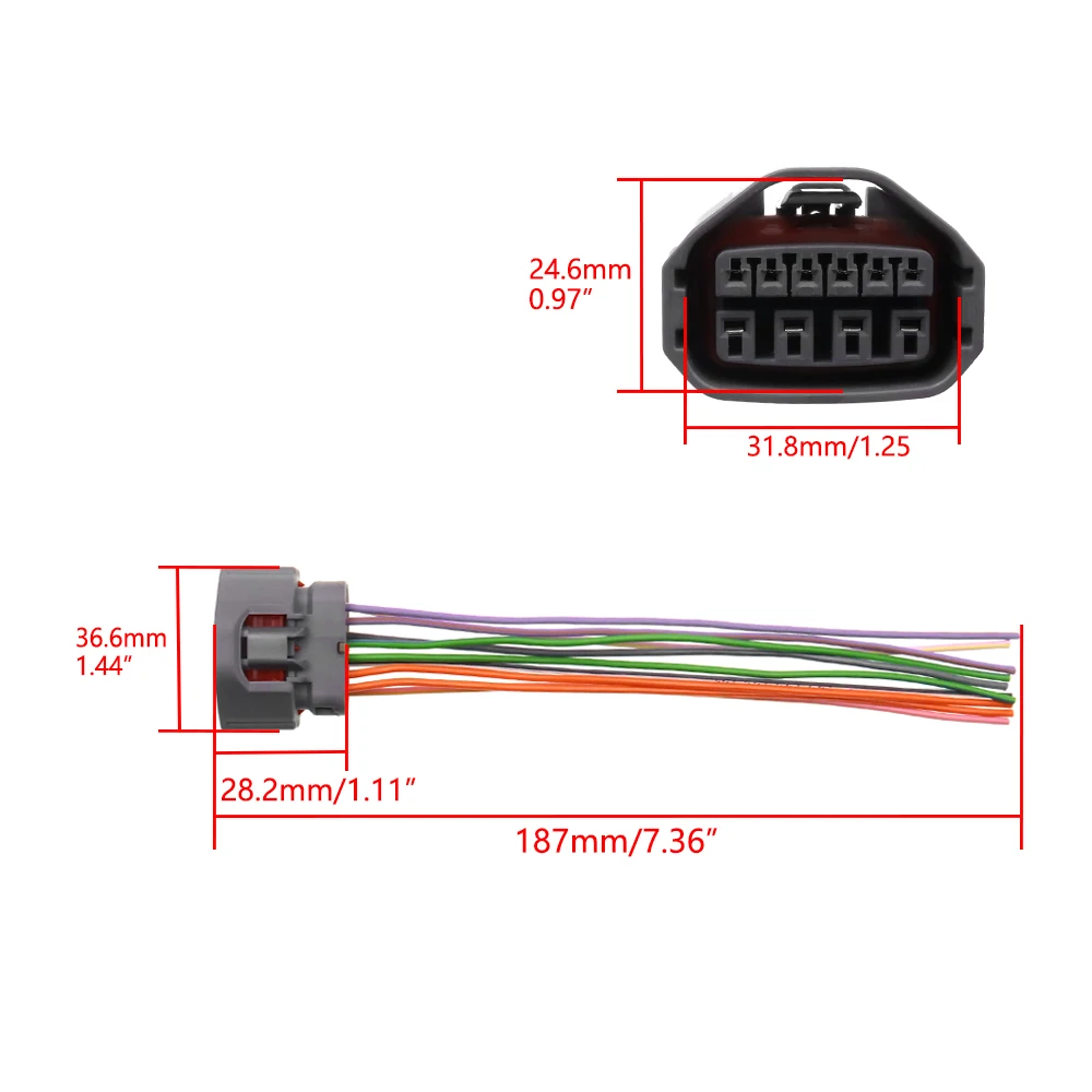 10P Car Gearbox Automatic Shift Lock Plug Wiring Harness Connector For Hyundai Toyota Sonata Naza Citra MG641288-4 7283-8700-30