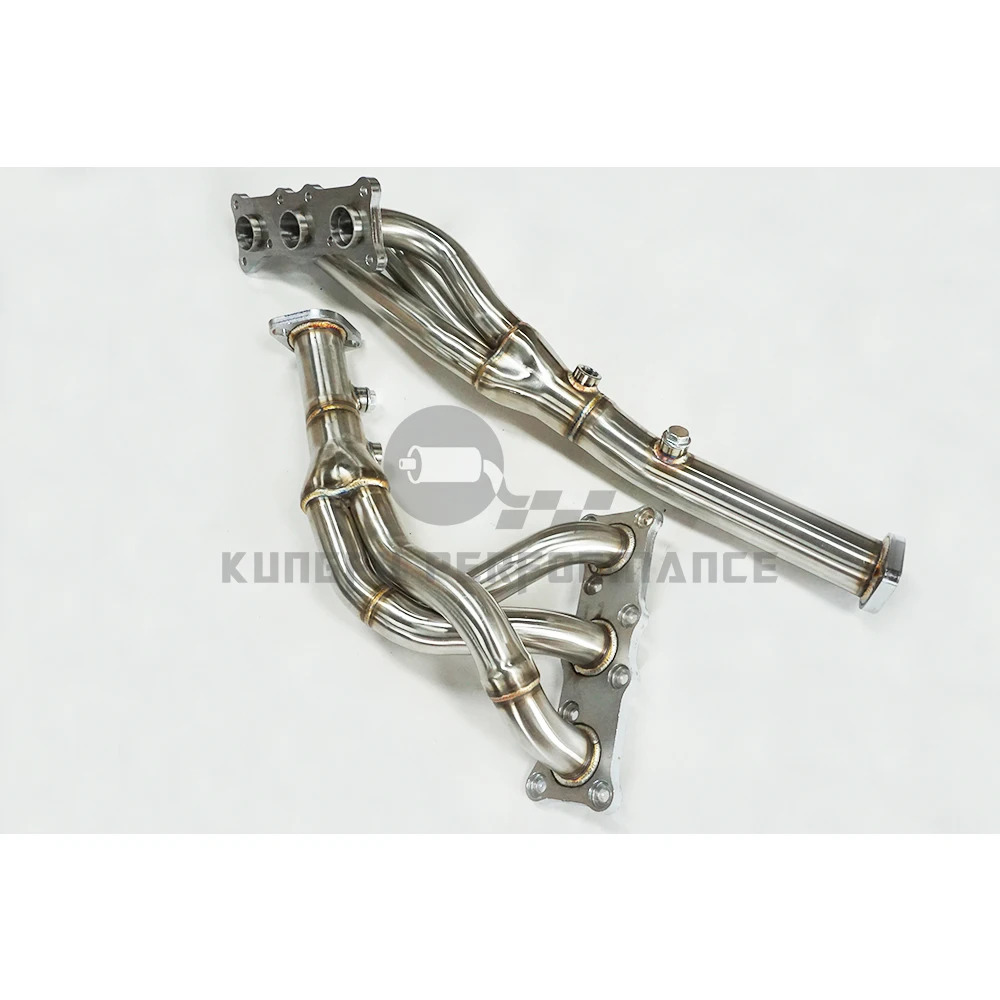 KUNGFU PERFORMANCE SS304 Classic Exhaust N52 Header For US N53 E70 E82 E87 E88 E90 E91 E92 E81 128i 325i 325xi 330i 330xi X1 X5