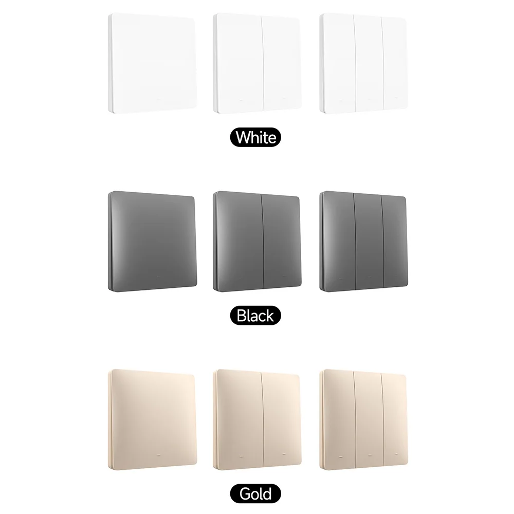 86 نوع صغير 433 ميجا هرتز مفتاح الإضاءة الذكي الذاتي بالطاقة اللاسلكية الجدار التبديل لا بطارية RF وحدة 110 فولت-240 فولت للتحكم في المنزل الذكي